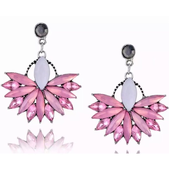 Jewelry - Boho Pink Gray White Women’s Earrings Boutique Gift NEW
